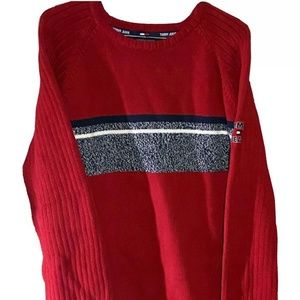 VTG Tommy Jeans by Tommy Hilfiger Red Crew Neck XL